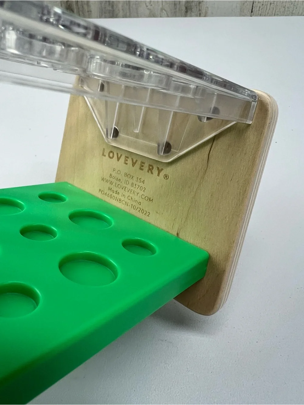 Lovevery Wooden Posting Stand Montessori Inspired Fine Motor Toy